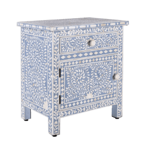 Celestial Vine Bone Inlay Nightstand