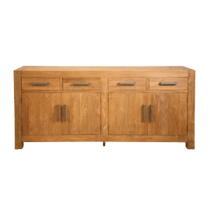 Modern Industrial Charcoal 2-Drawer Nightstand with Mesh Detail