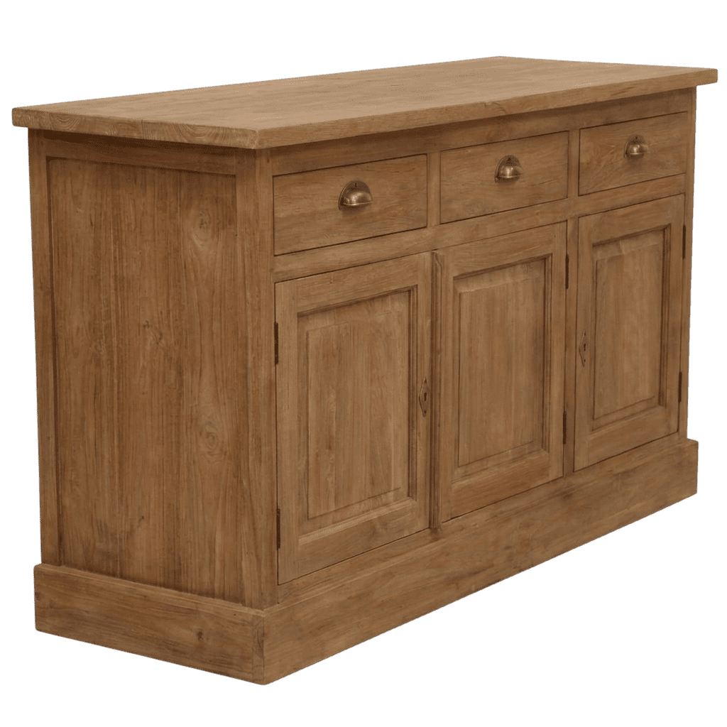 Vintage-Industrial Mesh & Solid Wood 2-Drawer Nightstand - Image 4