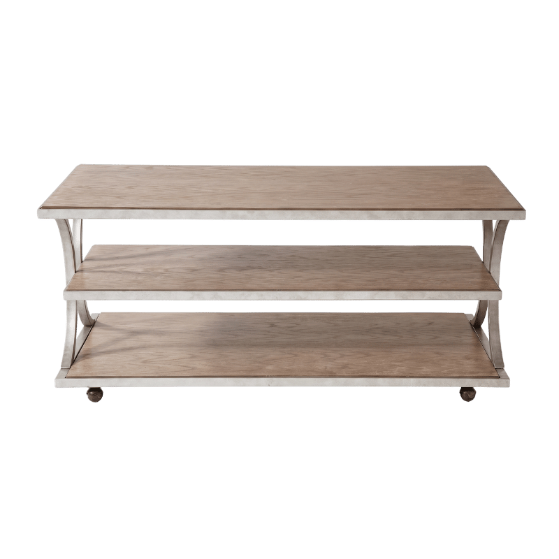 Rustic Industrial 3-Tier Wide  Table
