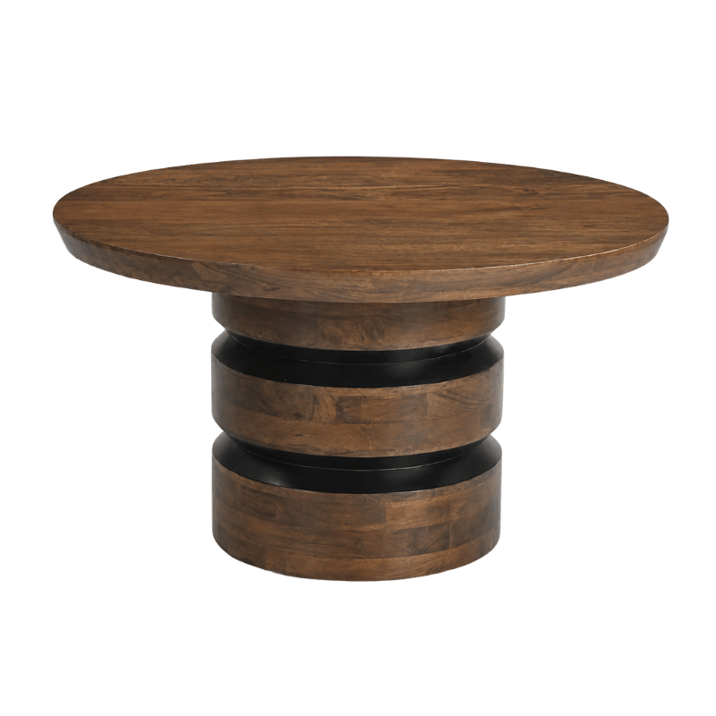 Round Solid Wood Coffee Table
